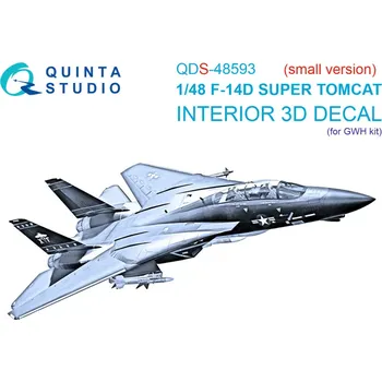 Plastikový model Quinta studio 1/48 F-14D Super Tomcat 3D-Print.&col.inter. (GWH)