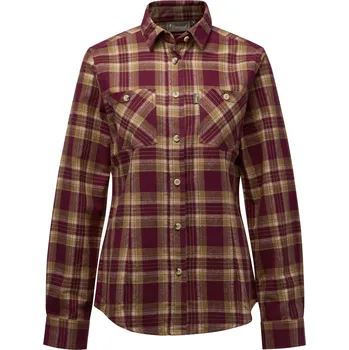 Pánská košile Pinewood Dámská lovecká košile Härjedalen Velikost: XS Burgundy/OliveGreen
