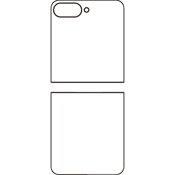 engaroGuard Hydrogel - zadní ochranná fólie - Samsung Galaxy Z Flip 7 FE průsvitná