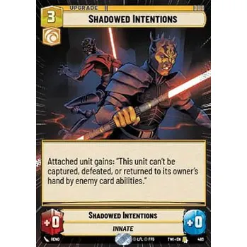 Karetní hra Shadowed Intentions 485 - Twilight of the Republic: Extras Typ karty: Standard