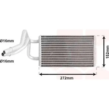 Výměník tepla Výměník tepla, vnitřní vytápění AGB 3247N8-2