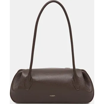 Kabelka Kožená kabelka Yuzefi OYSTER YUZRS25.HB.OYSB.L038 hnědá 89X, vel. ONE SIZE