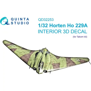 Plastikový model Quinta studio 1/32 Horten Ho 229A 3D-Print.&col.interior (TAKOM)