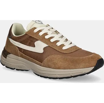 Pánské tenisky Tenisky Stepney Workers Club Osier S-Strike Suede Mix YP04205 hnědá 84X, EUR 44