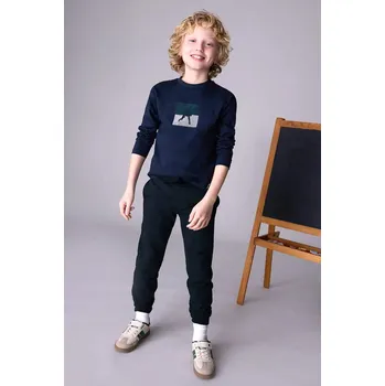 Dívčí kalhoty Dětské tepláky Mayoral 705.7A.Junior.9BYA černá 99X, vel. 128