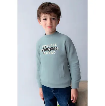 Chlapecká mikina Dětská mikina Mayoral zelená barva, 4408 4408.5E.Mini.9BYA 67X, vel. 92