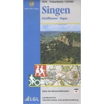 Topographische Freizeitkarte Baden-Württemberg Singen