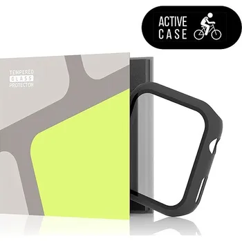 Tempered Glass Protector pro Apple Watch 9 / 8 / 7 45mm, černé matné