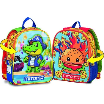 Dětský batoh MITAMA Spinny Crazy/Coco, oboustranný