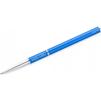 Přípravek na nehty Štětec na zdobení nehtů Mani King 5 mm modrý