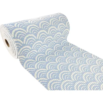 Rohožka Prostiskluzová Podložka Před Bazén Měkký Koupelnový Kobereček Vzor Vlny 65x90cm