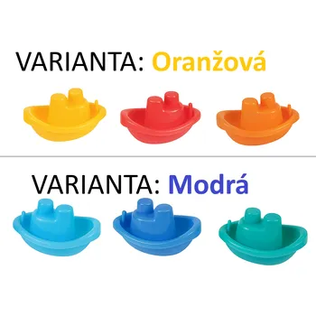 Hračka pro nejmenší Baby Nova hračka do vany - ORANŽOVÁ