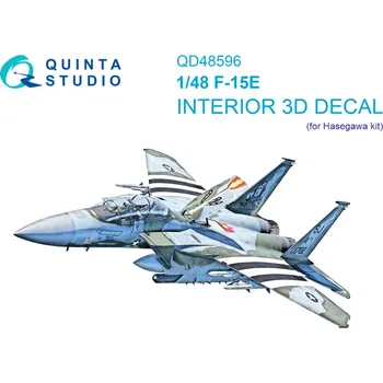 Plastikový model Quinta studio 1/48 F-15E 3D-Print.&col.interior (HAS)