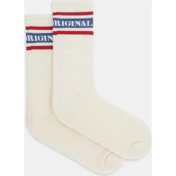 Pánské ponožky Ponožky Guess Originals béžová barva, M5GZ96 Z3O11 M5GZ96.Z3O11 01X, vel. ONE SIZE