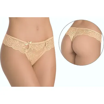 Kalhotky Krajkové brazilky S408 - XS/S tělová