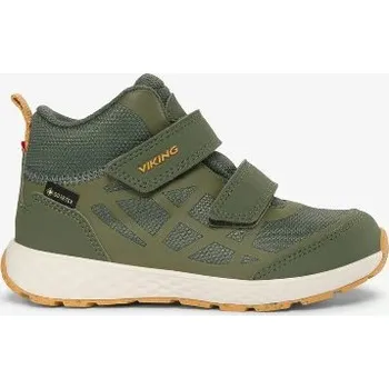 Dětská treková obuv Celoroční bota Viking Veme Reflex Mid GTX 2V Green 31