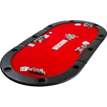 Poker Poker podložka skládací červená