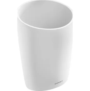 Dávkovač mýdla Cosmic Bílý plastový stojan na zubní kartáčky Saku