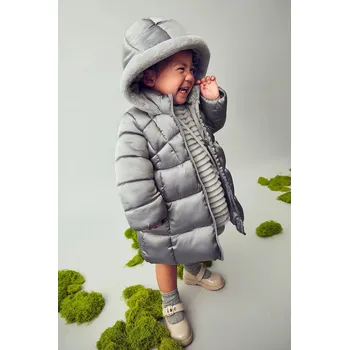 Kojenecká bunda Mayoral šedá barva, 2436 2436.4D.Baby.9BYA 09X, vel. 74