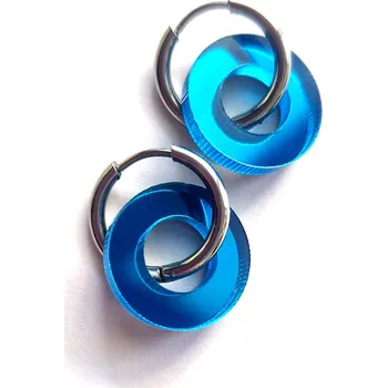 Zrcadlo SWITCH IT mirror NEFRIT Kroužek: klasik stříbrný (14 mm) variabilní náušnice