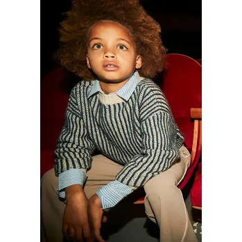 Dívčí svetr Dětský svetr Mayoral zelená barva, 7315 7315.8J.Junior.9BYA 96X, vel. 152