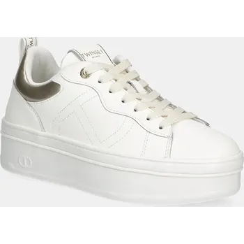 Dámské tenisky Kožené tenisky Twinset dámské, bílá barva, 252TCP024 252TCP024.07049 00X, EUR 38