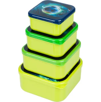 BAAGL Svačinový box 4v1 1,78 l, fotbal