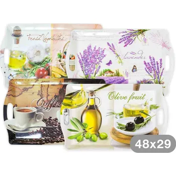 Podnos PH 37x23cm s průhmaty DEKOR mix