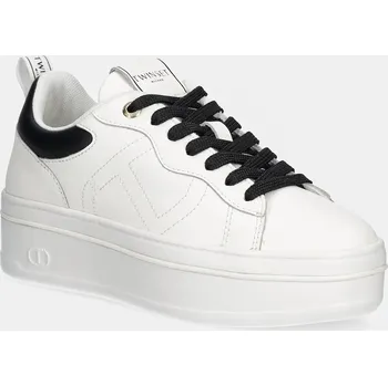 Dámské tenisky Kožené tenisky Twinset dámské, bílá barva, 252TCP024 252TCP024.01870 00X, EUR 38
