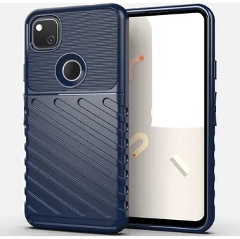 Pouzdro na mobilní telefon FORCELL 19316 THUNDER Kryt Google Pixel 4a modrý