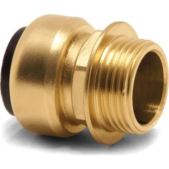 Stavebniny BOW Závitová spojka (mosaz) 3/4" AG, trubka 22 mm, 2150013