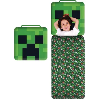 Spacák Dětský spací pytel Minecraft Halantex spacák pro děti CREEPER