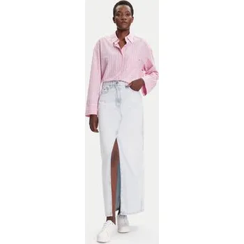 Dámská sukně Tommy Jeans Džínová sukně Claire DW0DW21069 Modrá Regular Fit 33