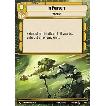 Sběratelská karetní hra In Pursuit 545 - Twilight of the Republic: Extras Typ karty: Standard