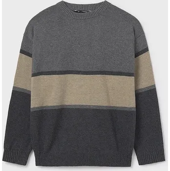 Dívčí svetr Dětský svetr Mayoral šedá barva, 7303 7303.7E.Junior.9BYA 90X, vel. 128