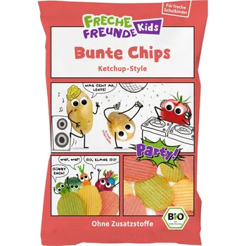 Chips Freche Freunde BIO Zeleninové chipsy s příchutí kečupu 50g