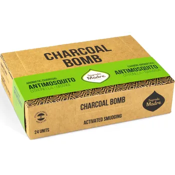 Vonný olej Uhlíkové bomby - Citronela a pomeranč 24 ks prémiových vykuřovadel, repelentní účinky