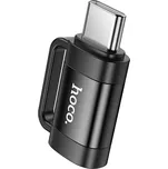 Hoco Adapter Otg Type C (Male) to Lightning (Female) 3A Ua31E Black