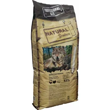 Krmivo pro kočku Natural Greatness Sensitive Indoor Cat Recipe/kuře,krůta/ 15kg