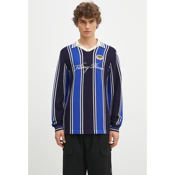 Pánský svetr Svetr Filling Pieces Knit Football Jersey pánský, tmavomodrá barva, lehký, 91099041925 59X, vel. L