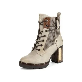 Dámské kozačky Kotníková obuv Mustang 1336-510 Béžová 38