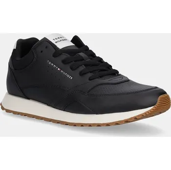 Dámská obuv Kožené tenisky Tommy Hilfiger NEW RUNNER EVA LTH ESS FM0FM05512 černá 99X, EUR 41