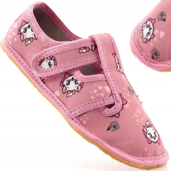 Dívčí bačkory RAWEKS BAREFOOT dětské papučky - Zuzia Z23 Velikost: 29