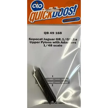 Plastikový model Quickboost 1/48 Jaguar GR.1/GR.1a upper pylons with adapters