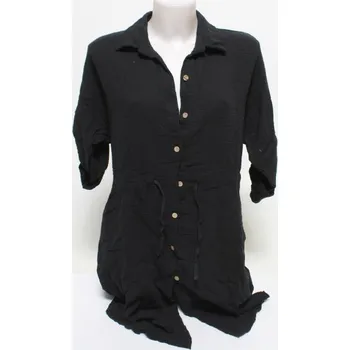 Dámské šaty Dámské šaty černé krátké polyesterové