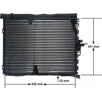 Výparník klimatizace Kondenzátor, klimatizace MAHLE AC 133 000S