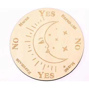 Drahý kámen Magieprirody.cz Věštecká podložka pod kyvadlo Měsíc #ZB310 pro čarodějky