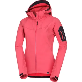 Dámská větrovka Northfinder Dámská softshellová elegantní bunda JEANNE, coral, L