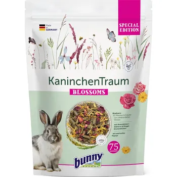 Krmivo pro hlodavce Výhodné balení: 3x1,5kg bunny RabbitDream Special Edition Blossoms krmivo pro králíky