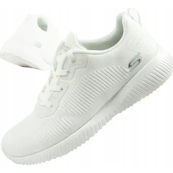 Dámské tenisky Dámské BOTY SKECHERS BOBS SQUAD 32504-WHT bílé lehké sportovní vel. 36